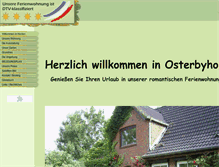 Tablet Screenshot of fewo-osterbyholz.de